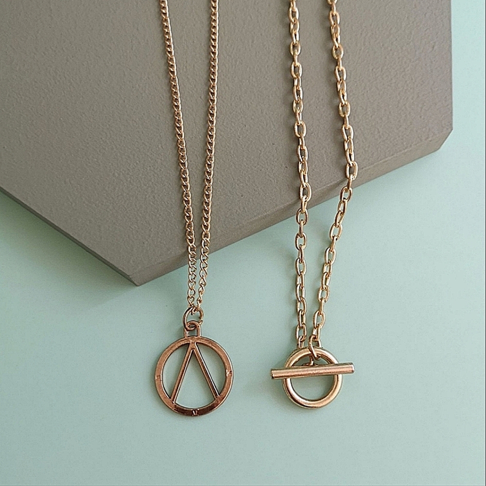 Edge Layer Necklace - Picture 5 of 8